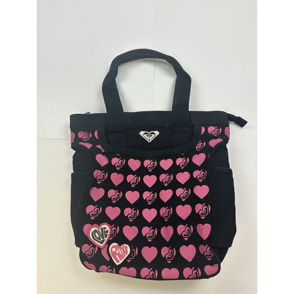 Vintage ROXY Tote Bag Carry All Weekend Bag Purse Accessories Bag Y2K